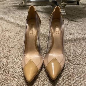 Schutz Cendi vinyl heels